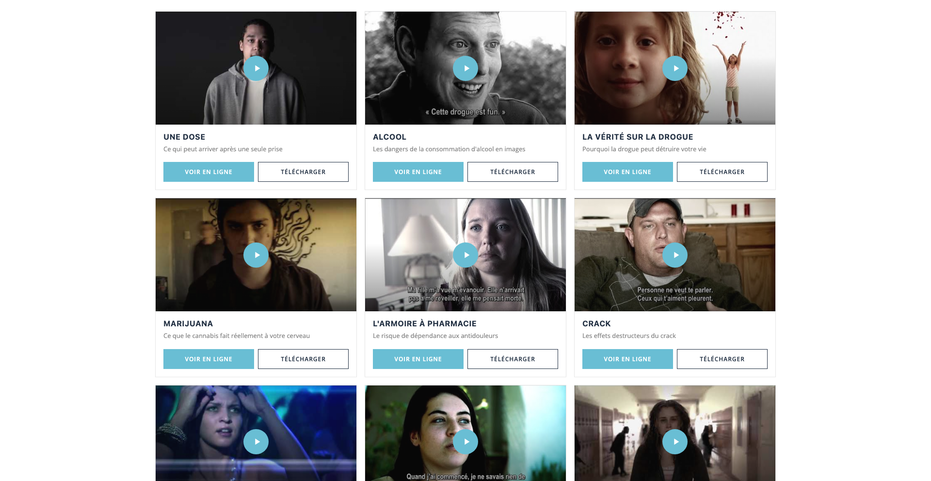 16 spots d'information — voir tous